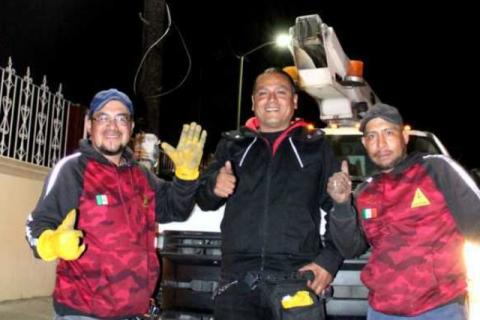 En Chiautempan se fortalece el alumbrado público