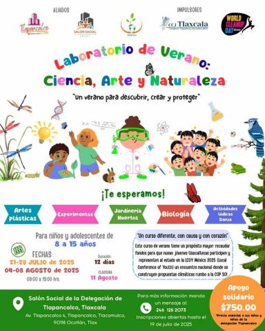 Juventudes tlaxcaltecas organizan curso de verano con causa para representar al estado en la LCOY México 2025 (Conference of Youth)