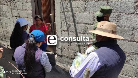 Gobierno municipal de Teolocholco entrega despensas a familias vulnerables imagen 2