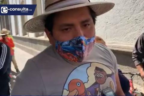 Protestan pobladores de Totolac frente al Congreso por agua potable