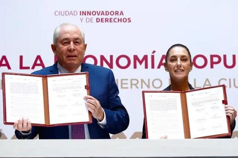 Sheinbaum firma convenio para nuevas lecherías Liconsa y tiendas Diconsa en CDMX