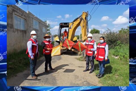 Inicia ayuntamiento de Xiloxoxtla adoquinamiento en barrio de Contla