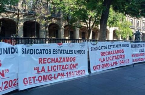 Sindicalistas arriban hasta la CDMX en lucha de sus derechos laborales
