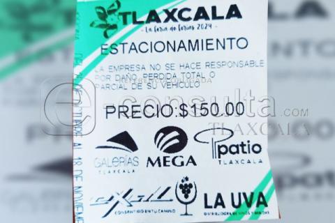 Cobros por estacionamiento de la feria de Tlaxcala son excesivos