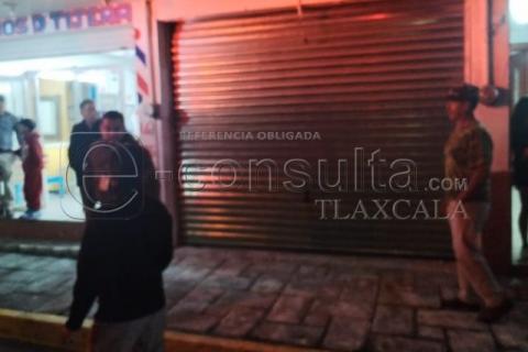 Se incendia carrito de hot - dogs en Totolac y solo se reportaron daños materiales
