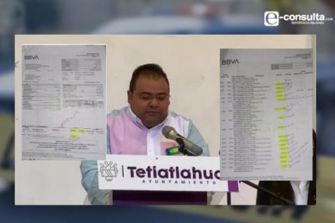 El Barney de Tetlatlahuca lo acusan de darse la vida de rico con el dinero del pueblo