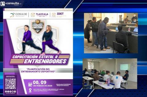 Ofrece IDET capacitación a entrenadores que asistan a Nacionales Conade 2025