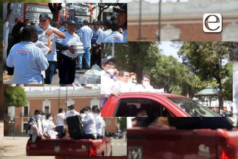 Líderes charros del SNTE se adjudican gorras y playeras que compró la SEPE imagen 4