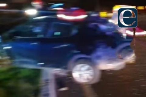 Fuerte accidente se registra sobre la autopista Tlaxcala- Texmelucan