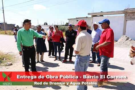 Se entregan 3 obras de drenaje y agua potable en el Carmen imagen 4