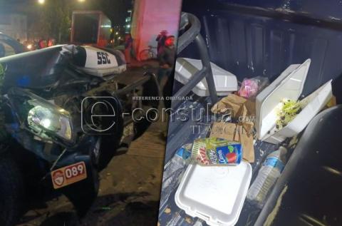 Estaban ebrios los policías estatales que chocaron en Apizaco; los querían linchar