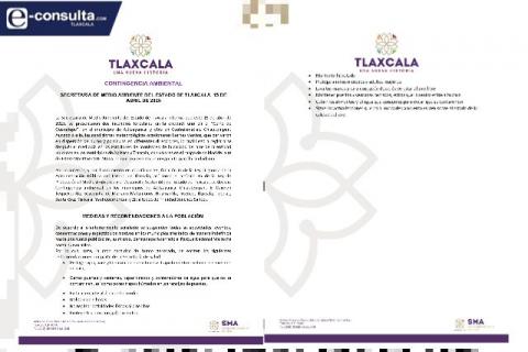 Contingencia ambiental en Tlaxcala, se registran varios incendios en diferentes zonas