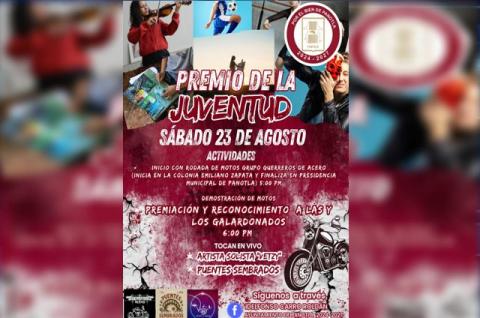 Ayuntamiento de Panotla reconocerá a las y los jóvenes destacados