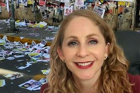 Marcela González se muerde la lengua y también finge demencia del cochinero en Morena