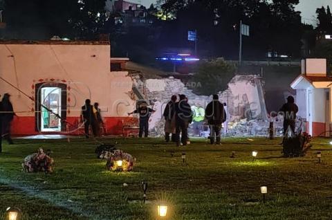 Fuerte explosión se registra esta noche en la Trinidad Chimalpa