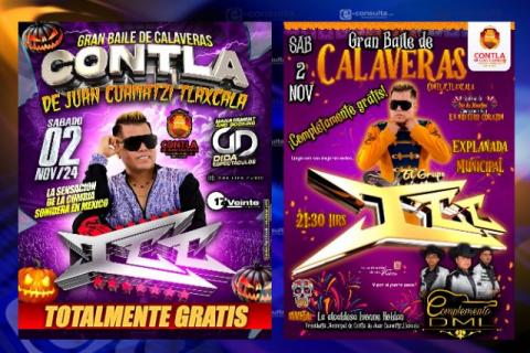 Grupo ICC llega en el Festival del Día de Muertos en Contla
