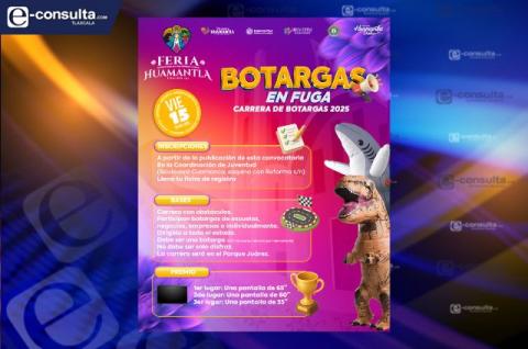 Abren convocatoria para la carrera “Botargas En Fuga” en Huamantla