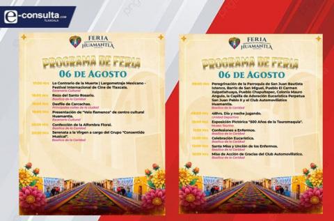 Huamantla invita a disfrutar de un Jueves lleno de cultura, tradición y actividades para toda la familia