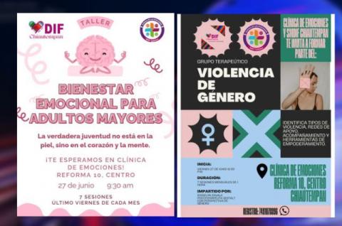 Clínica de las Emociones de Chiautempan ofrece talleres para padres, adultos mayores y jóvenes