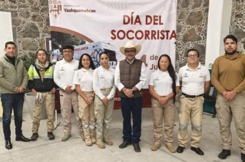 Conmemoran el Día del Socorrista en Yauhquemehcan
