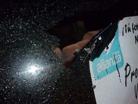 Atacan camioneta de candidato del PANAL en el cuarto distrito electoral imagen 1