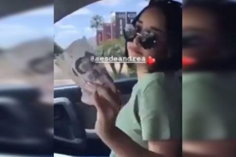 Hija de alcalde de Culiacán se hace viral tras echarse aire con billetes de 500 pesos