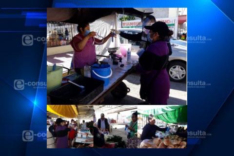 Exitoso operativo sanitario en tianguis sabatino de Ixtenco imagen 1