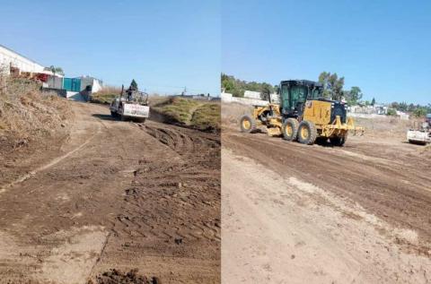 Ayuntamiento de Tepetitla realizó 1.5 k de emparejamiento y compactación de caminos de uso agrícola imagen 1