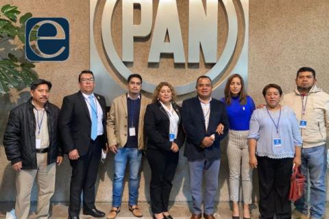 Asiste Cabildo electo de Apetatitlán a plenaria del CEN del PAN