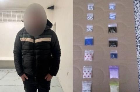 Cae presunto narcomenudista en Huamantla; operaba en plena vía pública