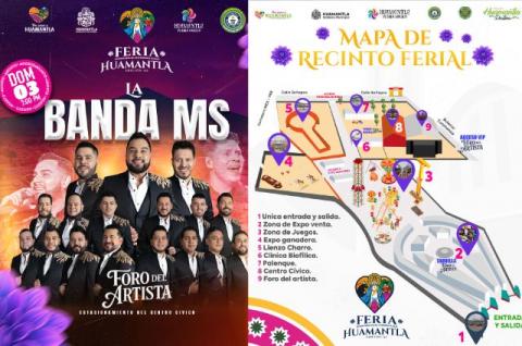 Todo listo para la inauguración oficial de la Feria Internacional del Arte Efímero y la Dalia Huamantla 2025