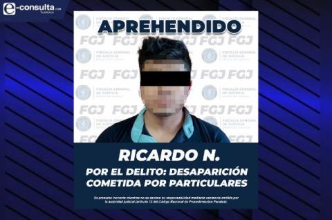 Aprehende policía de investigación a hombre por desaparición cometida por particulares