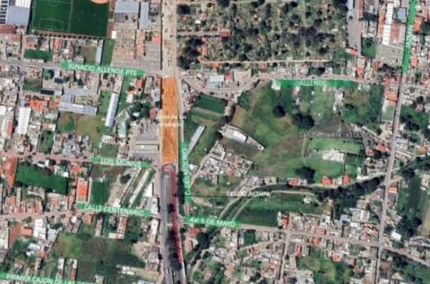 Anuncian cierres temporales en el Distribuidor Vial Santa Ana, por colocación de trabes