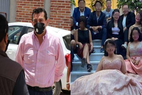 Alcalde de Dolores Hidalgo se contradice y celebra XV años de su hija