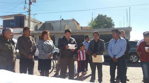 Rinden protesta delegados de barrios y colonias de Tlaltelulco imagen 2