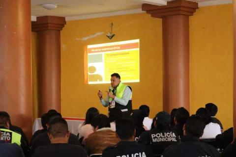 Brindan platica de prevención con el tema de Coronavirus en Papalotla imagen 2