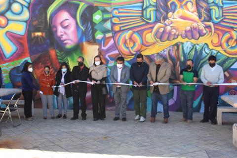 Inauguran en Tepetitla de Lardizábal mural artístico denominado Los Colores Del Pueblo imagen 6