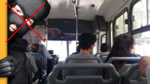 Hampones asaltan con armas largas a pasajeros de autobús en la carretera Huamantla-Apizaco