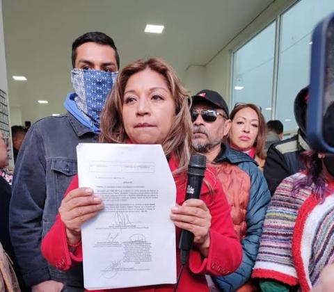 Le piden a Sheinbaum que investigue a la dirigente del 7M tras detención de su hermano