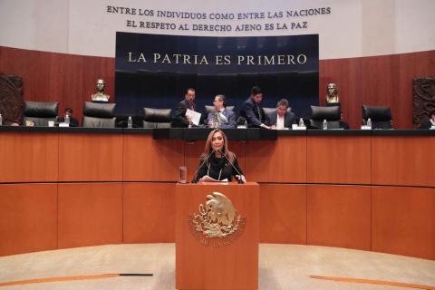 Lorena Cuéllar presenta iniciativa para evitar fraudes financieros