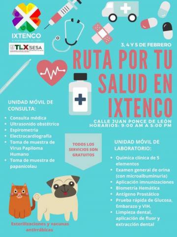 Llegará a Ixtenco ruta por tu salud