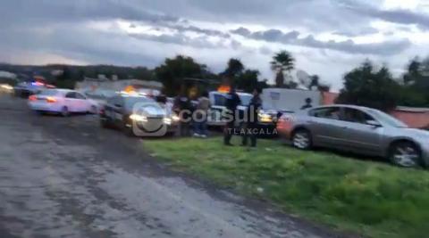 Policía federal hace su trabajo y la de Chiautempan duerme
