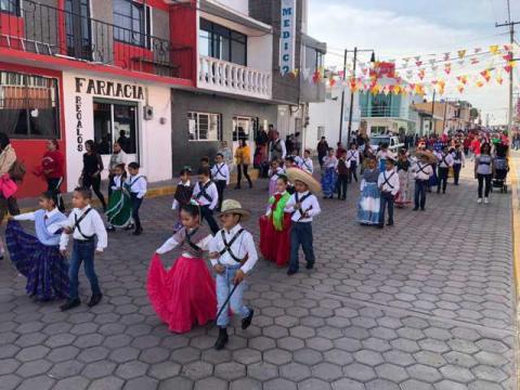 Tecopilco conmemoro el 109 aniversario de la Revolución Mexicana con un desfile imagen 1