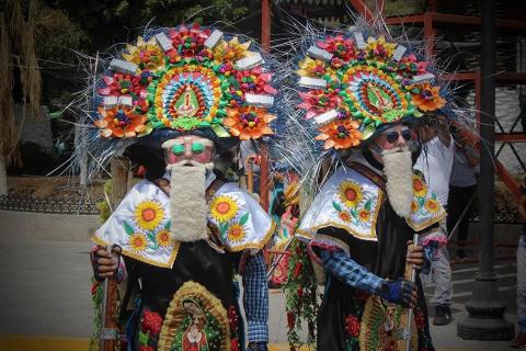 Mosquetones se imponen en el carnaval de Nativitas 2020