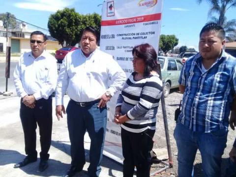Alcalde puso en marcha obra para evitar inundaciones en varias calles imagen 1