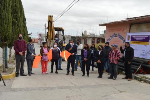 Arranca obra de pavimentación con concreto hidráulico en Av. Juan Ponce de León en Ixtenco