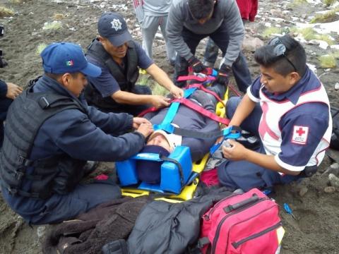 Rescata SSPE a turista accidentado en la Malinche imagen 4