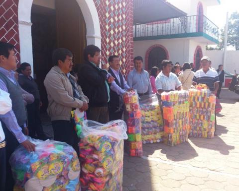 Generó alcalde de Contla sonrisas de infantes de San Miguel Xaltipan imagen 4