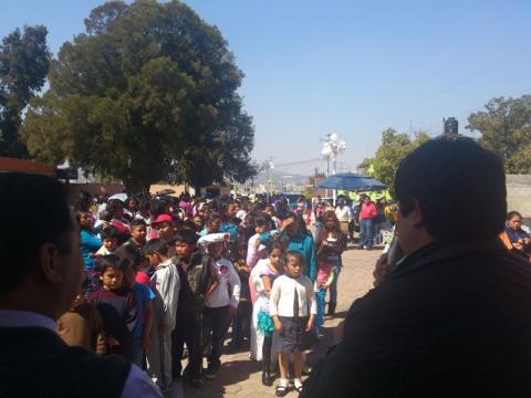 Generó alcalde de Contla sonrisas de infantes de San Miguel Xaltipan imagen 1