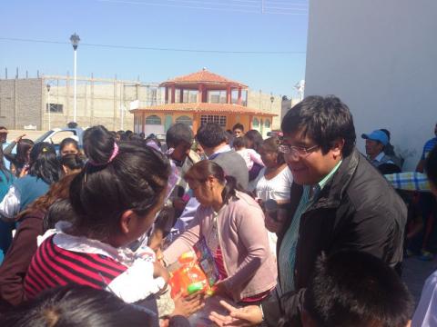 Generó alcalde de Contla sonrisas de infantes de San Miguel Xaltipan imagen 2